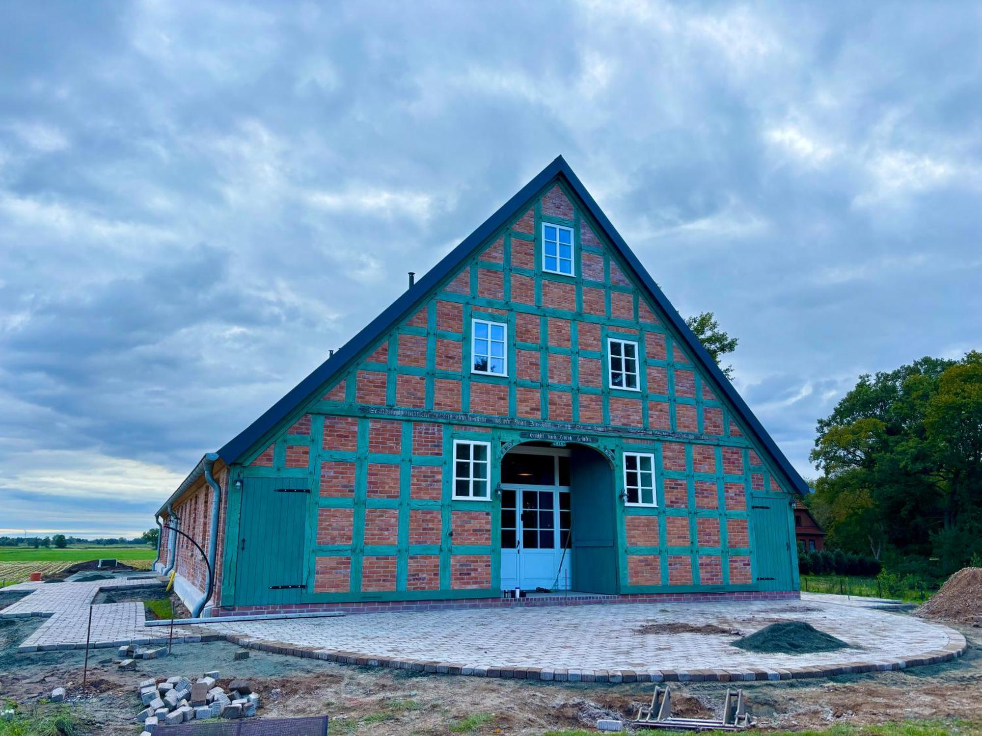 Niedersaechsisches Hallenhaus Im Modernen Gewand Lilienthal  Exteriör bild